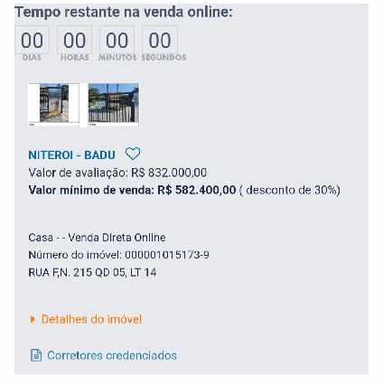 Vendo casa de 3 quartos do leilao da caixa