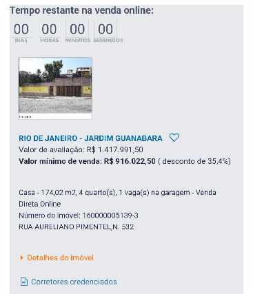 Vendo casa de 4 quartos do leilao da caixa