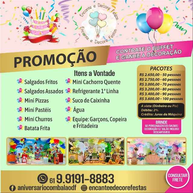Foto 1 - Festa infantil em braslia df promoo limitada